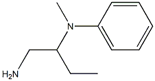 N-[1-(aminomethyl)propyl]-N-methyl-N-phenylamine 구조식 이미지