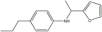 N-[1-(furan-2-yl)ethyl]-4-propylaniline Structure