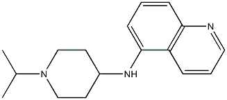 N-[1-(propan-2-yl)piperidin-4-yl]quinolin-5-amine Structure