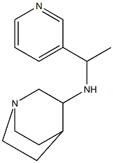 N-[1-(pyridin-3-yl)ethyl]-1-azabicyclo[2.2.2]octan-3-amine 구조식 이미지