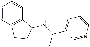 N-[1-(pyridin-3-yl)ethyl]-2,3-dihydro-1H-inden-1-amine 구조식 이미지