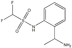 N-[2-(1-aminoethyl)phenyl]difluoromethanesulfonamide Structure