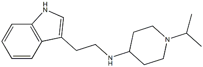 N-[2-(1H-indol-3-yl)ethyl]-1-(propan-2-yl)piperidin-4-amine Structure