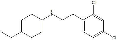 N-[2-(2,4-dichlorophenyl)ethyl]-4-ethylcyclohexan-1-amine Structure