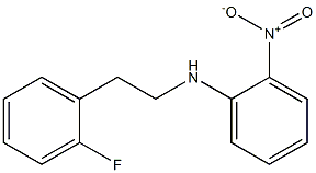 N-[2-(2-fluorophenyl)ethyl]-2-nitroaniline 구조식 이미지