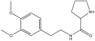 N-[2-(3,4-dimethoxyphenyl)ethyl]pyrrolidine-2-carboxamide Structure