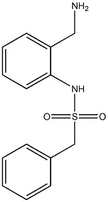 N-[2-(aminomethyl)phenyl]-1-phenylmethanesulfonamide Structure