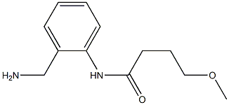 N-[2-(aminomethyl)phenyl]-4-methoxybutanamide Structure