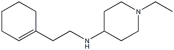 N-[2-(cyclohex-1-en-1-yl)ethyl]-1-ethylpiperidin-4-amine 구조식 이미지