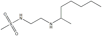 N-[2-(heptan-2-ylamino)ethyl]methanesulfonamide Structure