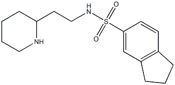 N-[2-(piperidin-2-yl)ethyl]-2,3-dihydro-1H-indene-5-sulfonamide Structure