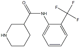 N-[2-(trifluoromethyl)phenyl]piperidine-3-carboxamide 구조식 이미지