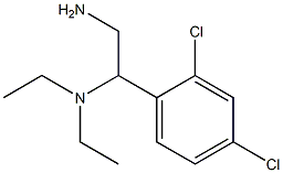 N-[2-amino-1-(2,4-dichlorophenyl)ethyl]-N,N-diethylamine Structure