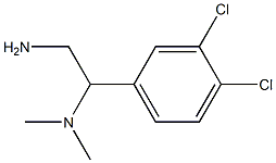 N-[2-amino-1-(3,4-dichlorophenyl)ethyl]-N,N-dimethylamine 구조식 이미지