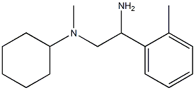 N-[2-amino-2-(2-methylphenyl)ethyl]-N-cyclohexyl-N-methylamine 구조식 이미지