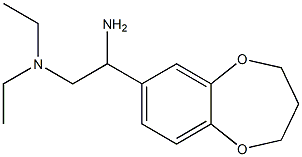 N-[2-amino-2-(3,4-dihydro-2H-1,5-benzodioxepin-7-yl)ethyl]-N,N-diethylamine 구조식 이미지