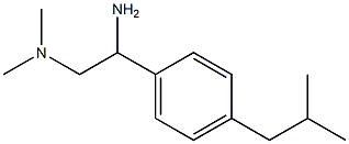 N-[2-amino-2-(4-isobutylphenyl)ethyl]-N,N-dimethylamine 구조식 이미지