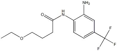 N-[2-amino-4-(trifluoromethyl)phenyl]-4-ethoxybutanamide 구조식 이미지