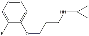 N-[3-(2-fluorophenoxy)propyl]cyclopropanamine 구조식 이미지