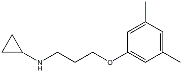 N-[3-(3,5-dimethylphenoxy)propyl]cyclopropanamine Structure