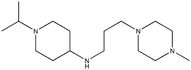 N-[3-(4-methylpiperazin-1-yl)propyl]-1-(propan-2-yl)piperidin-4-amine Structure