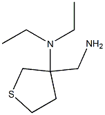 N-[3-(aminomethyl)tetrahydrothien-3-yl]-N,N-diethylamine Structure