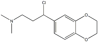 N-[3-chloro-3-(2,3-dihydro-1,4-benzodioxin-6-yl)propyl]-N,N-dimethylamine 구조식 이미지