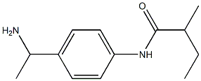 N-[4-(1-aminoethyl)phenyl]-2-methylbutanamide Structure