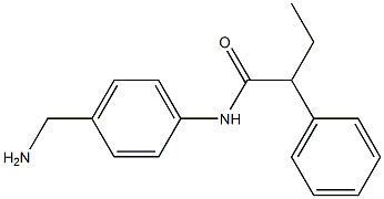 N-[4-(aminomethyl)phenyl]-2-phenylbutanamide 구조식 이미지