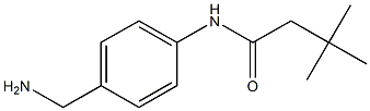 N-[4-(aminomethyl)phenyl]-3,3-dimethylbutanamide Structure