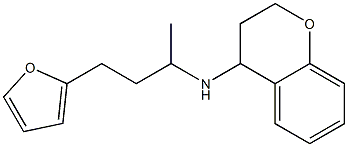 N-[4-(furan-2-yl)butan-2-yl]-3,4-dihydro-2H-1-benzopyran-4-amine Structure