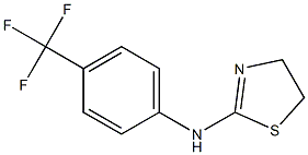 N-[4-(trifluoromethyl)phenyl]-4,5-dihydro-1,3-thiazol-2-amine Structure