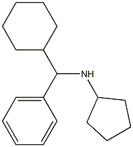 N-[cyclohexyl(phenyl)methyl]cyclopentanamine 구조식 이미지