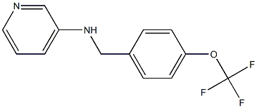 N-{[4-(trifluoromethoxy)phenyl]methyl}pyridin-3-amine Structure