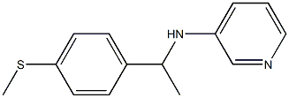 N-{1-[4-(methylsulfanyl)phenyl]ethyl}pyridin-3-amine 구조식 이미지