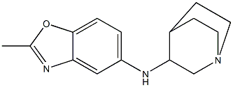 N-{1-azabicyclo[2.2.2]octan-3-yl}-2-methyl-1,3-benzoxazol-5-amine Structure