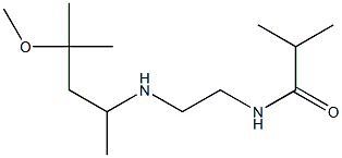 N-{2-[(4-methoxy-4-methylpentan-2-yl)amino]ethyl}-2-methylpropanamide Structure