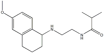 N-{2-[(6-methoxy-1,2,3,4-tetrahydronaphthalen-1-yl)amino]ethyl}-2-methylpropanamide Structure