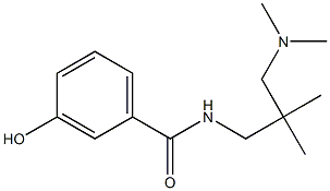 N-{2-[(dimethylamino)methyl]-2-methylpropyl}-3-hydroxybenzamide Structure