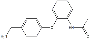 N-{2-[4-(aminomethyl)phenoxy]phenyl}acetamide 구조식 이미지