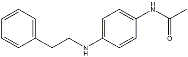 N-{4-[(2-phenylethyl)amino]phenyl}acetamide 구조식 이미지