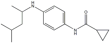 N-{4-[(4-methylpentan-2-yl)amino]phenyl}cyclopropanecarboxamide 구조식 이미지