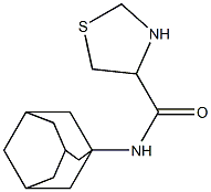 N-1-adamantyl-1,3-thiazolidine-4-carboxamide 구조식 이미지