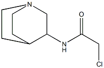 N-1-azabicyclo[2.2.2]oct-3-yl-2-chloroacetamide 구조식 이미지