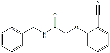 N-benzyl-2-(2-cyanophenoxy)acetamide Structure