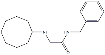 N-benzyl-2-(cyclooctylamino)acetamide Structure