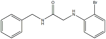 N-benzyl-2-[(2-bromophenyl)amino]acetamide Structure