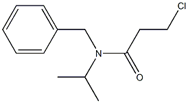 N-benzyl-3-chloro-N-(propan-2-yl)propanamide 구조식 이미지