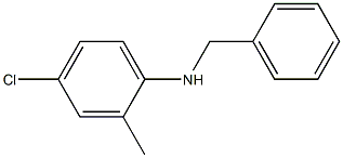 N-benzyl-4-chloro-2-methylaniline Structure