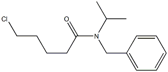 N-benzyl-5-chloro-N-(propan-2-yl)pentanamide 구조식 이미지